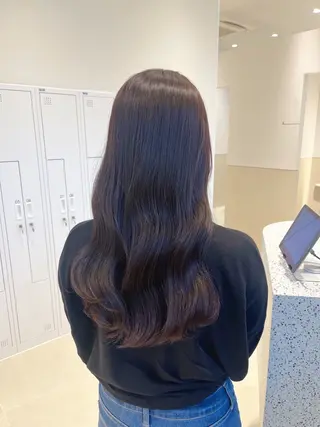 ロング カラー SALOWIN京都河原町suite店所属・うる艶カラー/ 髪質改善/arisaのヘアスタイル