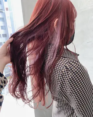 ロング カラー ブームボックス所属・🐝ハイトーンカラー hachi🐝のヘアスタイル