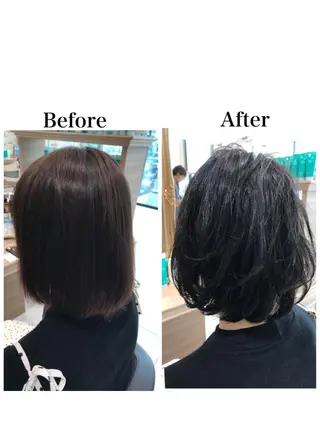 ミディアム 新宿 木下拓哉のヘアスタイル