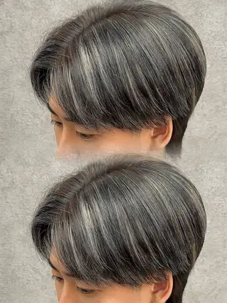 カラー パーマ メンズ 札幌メンズヘア指名 No.1光👑👑のヘアスタイル