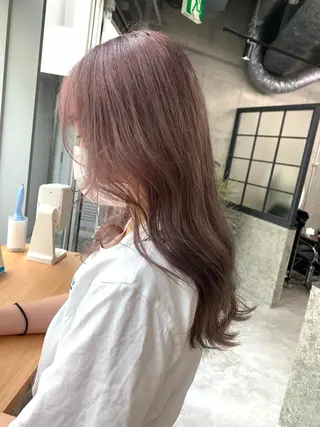 ロング Leben所属・垢抜けヘア♡柔らかい カラー/mihoのヘアスタイル