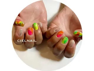 ミディアム cielnail 祇園のネイルデザイン