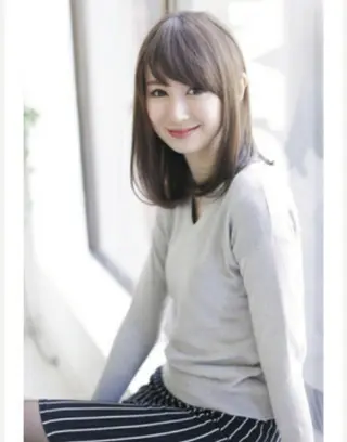 セミロング SALOWIN神宮前五丁目店所属・🇰🇷韓国風艶髪✨ 髪質改善 倉岡しおんのヘアスタイル