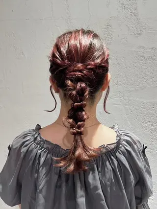 ヘアアレンジ 透明感カラー/ アレンジ✩akaneのヘアスタイル