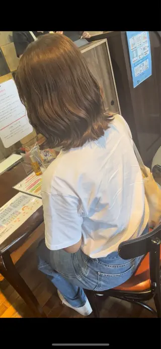 ミディアム 福見 美保のヘアスタイル