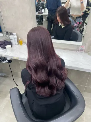 ロング カラー 🎀暖色/ラベンダー /paru🤍のヘアスタイル