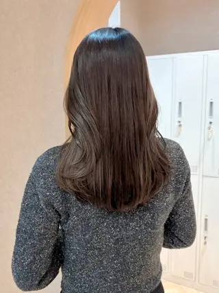 セミロング 似合わせ/透明感 /レイヤー/りほ🤍のヘアスタイル