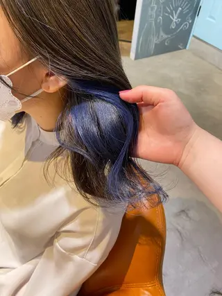 セミロング GO TODAY SHAiRE SALON 原宿Stella店所属・𓍯柔らかhair 𓍯 yukinoのヘアスタイル