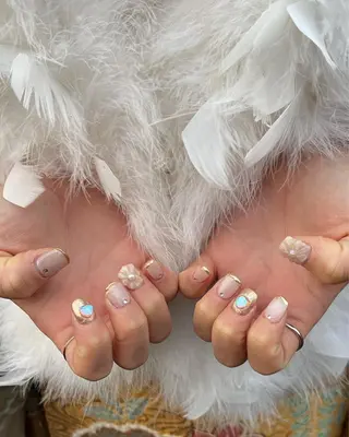 ネイル 束感まつ毛/ネイル/ LED♥KIRARAのマツエク・マツパデザイン