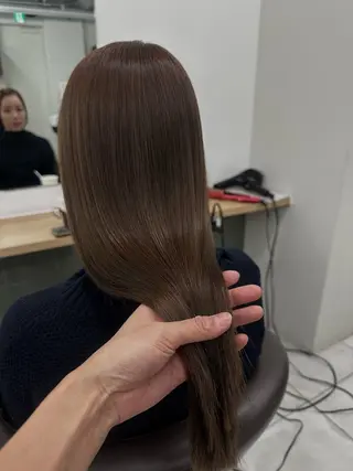 セミロング カラー キッズ オトナヘア🌸 harukaのヘアスタイル