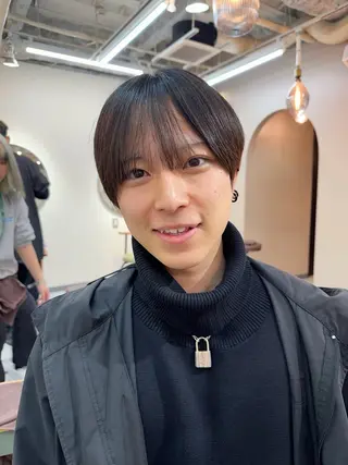 メンズ ボブ/ 前川友哉のヘアスタイル