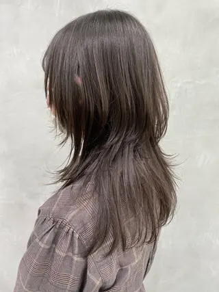 ロング hair salon dot.tokyo color所属・MANAMI 🥀ウルフカットのヘアスタイル