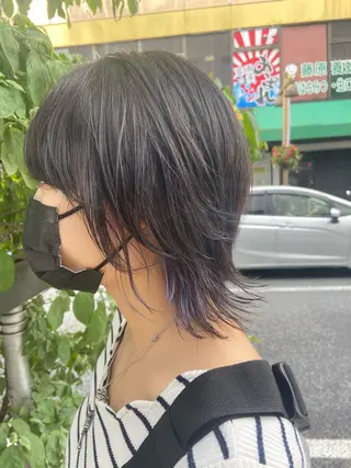 ミディアム 瀬川 響音のヘアスタイル