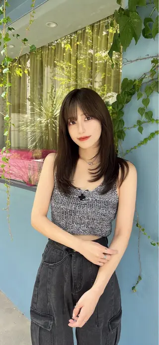 ロング カラー 高島大登/顔周り /レイヤーカットのヘアスタイル