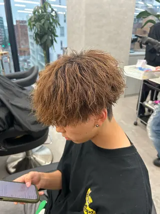 パーマ メンズ イケメン製造機 🔥上原沙羅🔥のヘアスタイル