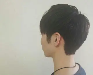 ショート メンズ 透明感ハイライト◎ 伊藤夏海のヘアスタイル