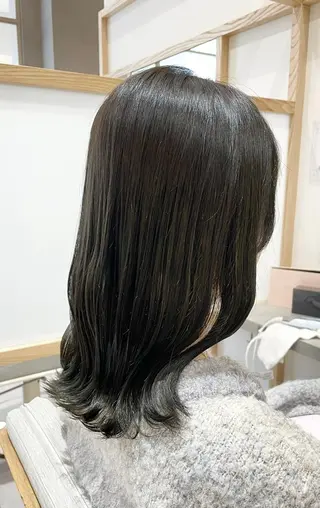 ミディアム spin hair SOCOLA塚口のヘアスタイル