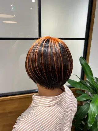 ショート やなぎさわ はるなのヘアスタイル