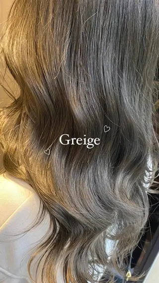 セミロング カラー ヘアアレンジ アンククロス渋谷【ANKH CROSS】所属・韓国ヘア┊︎レイヤー ┊︎haruka🌙のヘアスタイル