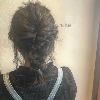 ミディアム カラー ヘアアレンジ ture by gladのヘアスタイル