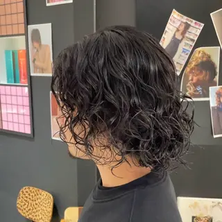 パーマ メンズ 長町/酸性ストレート /曲がる縮毛矯正のヘアスタイル