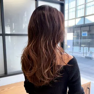 ロング カラー DX SHARE SALON所属・matka白髪ぼかし 大人ヘア/KEIKOのヘアスタイル