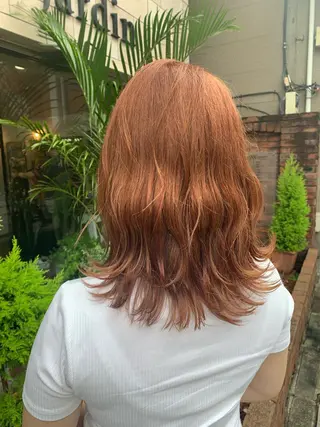 ミディアム カラー SHIAN 八王子👼鬼塚さやかのヘアスタイル