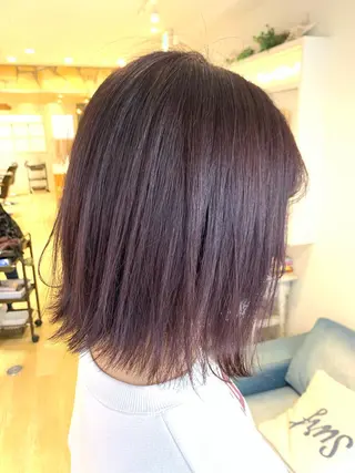 ミディアム 渋谷ハイトーン/ デザインカラー阿部のヘアスタイル