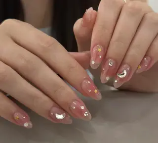 ネイル By moonネイル 🌷ワンホン/韓国風のネイルデザイン