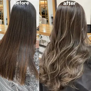 ロング カラー 韓国レイヤーカット★ 小林大樹のヘアスタイル