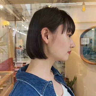 ショート くぎお けんじのヘアスタイル