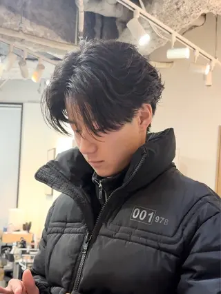 パーマ メンズ 小林 拓真のヘアスタイル