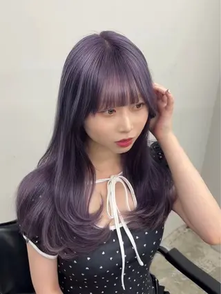セミロング 三浦 若奈のヘアスタイル