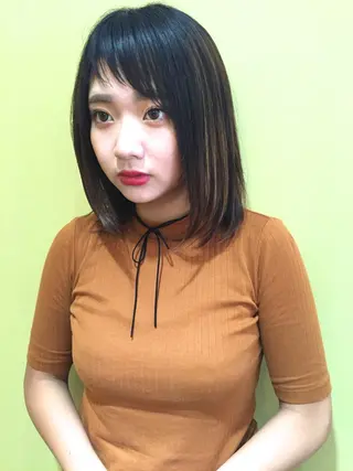 ミディアム 鬼頭 洋吏のヘアスタイル