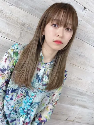 ロング ハイライトカラー/ ハイトーン🍀白石のヘアスタイル