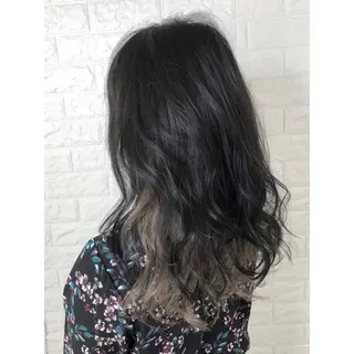 ミディアム カラー KIZU 髪質改善 オカルト怪談のヘアスタイル