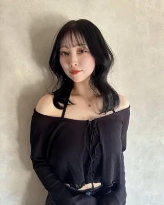 ミディアム 進藤 叶羽のヘアスタイル
