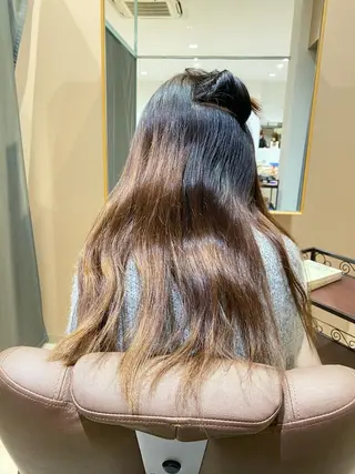 ロング タナカ レイヤのヘアスタイル