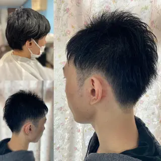 ショート パーマ ゴトウ エイイチのヘアスタイル