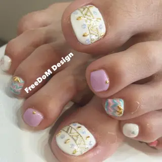 ネイル ＦreeDoＭ   Design所属・W KUMIのネイルデザイン