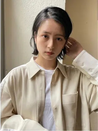 ミディアム カラー 髪質改善ストレート/ 東徳嶺 みくのヘアスタイル