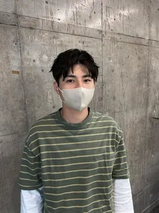 ショート カラー パーマ メンズ メンズパーマ /SUNAOのヘアスタイル