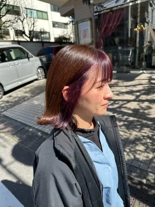 ミディアム 【レイヤー/韓国風 /髪質改善】RINのヘアスタイル