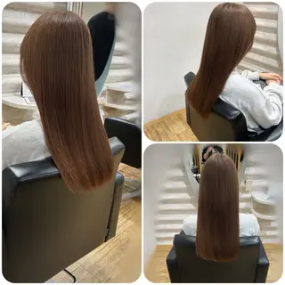 ロング カラー カラーダメージが艶々 『ケア特化店』KONのヘアスタイル
