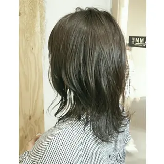 ミディアム カラー 🔳髪質改善🔳 岡本陽のヘアスタイル