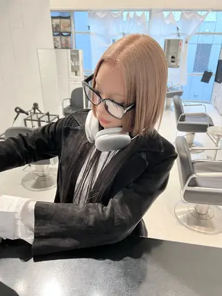 セミロング カラー HARU//原宿🤍 リピート率NO.1のヘアスタイル