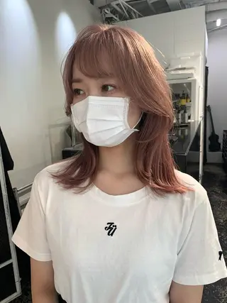 ミディアム カラー レイヤーカット/艶髪 ✨💭KIRARIのヘアスタイル