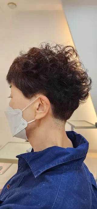 ショート カラー パーマ hairmake Juinのヘアスタイル