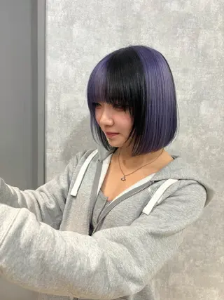 ショート 🌐NATSUMI 🌐【寒色カラー】のヘアスタイル