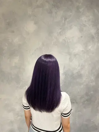 セミロング 透明感カラー🫧 enaのヘアスタイル